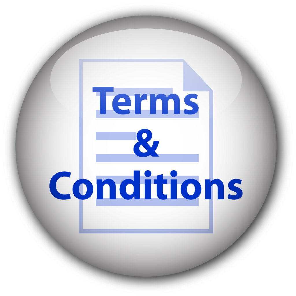 Terms and conditions